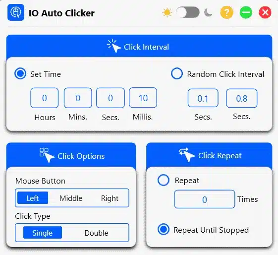 IO Auto Clicker
